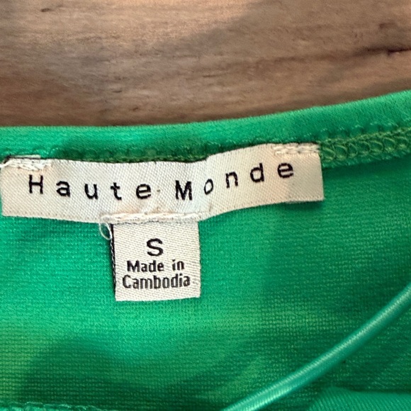 Haute Monde Vibrant Green dress - Picture 3 of 4